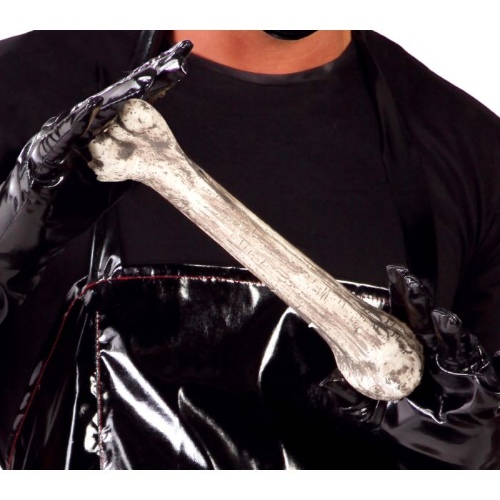 Levně Halloweenská dekorace - kost 29 cm