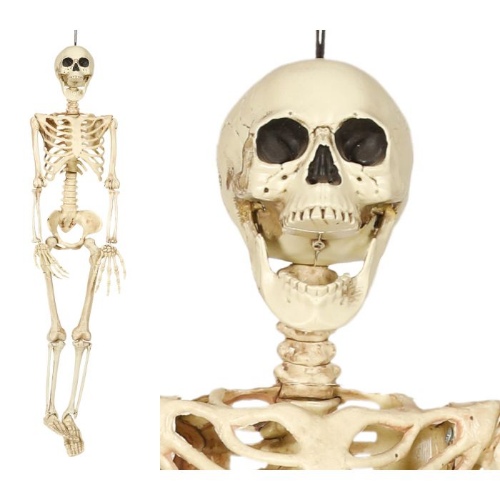 Halloweenska dekorácia - kostra 90 cm