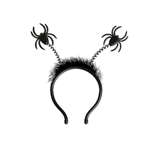Levně Dětská čelenka na Halloween - pavouci