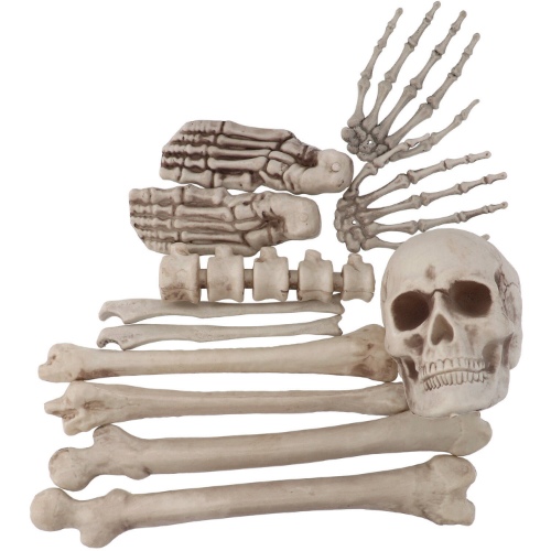 Halloweenska dekorácia - kosti 12 ks - Folat