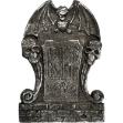 Obrázek Halloweenská dekorace - náhrobek okřídlený démon R.I.P. - 25 x 36 cm