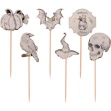 Picture of Halloweenské zápichy - Creepy Halloween 6 ks 