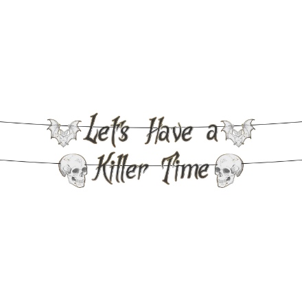 Picture of Halloweenská dekorace - nápis Lets Have a Killer Time 1 m