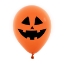 Obrázok z Latexový balónik s motivom Halloweenová tekvica, 30 cm