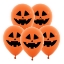 Obrázok z Balóniky s potlačou Halloweenska Tekvica, 30cm - 5 ks