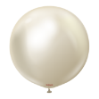 Picture of Chrome White Gold Balloon, Mirror White Gold 45 cm/18"