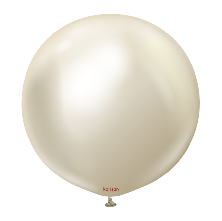 Picture of Chrome White Gold Balloon, Mirror White Gold 45 cm/18"