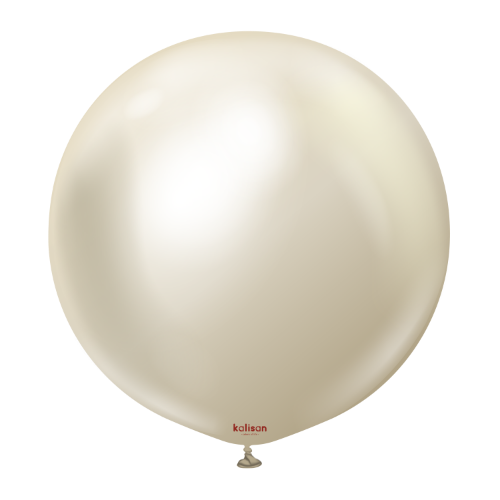 Levně Balonek chromový bílé zlato, Mirror White Gold 45 cm/18"