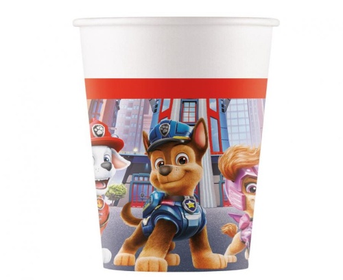 Levně Papírové kelímky Tlapková patrola ve filmu, 200 ml, 8 ks