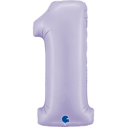 Picture of Foil Number Balloon - lilac 1