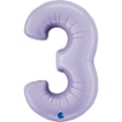 Picture of Foil Number Balloon - lilac 3
