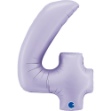 Picture of Foil Number Balloon - lilac 4