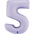 Picture of Foil Number Balloon - lilac 5