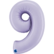 Picture of Foil Number Balloon - lilac 9