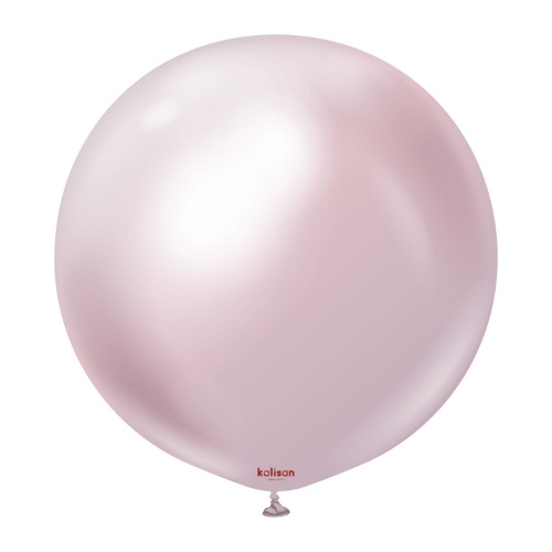 Levně Balonek chromový růžové zlato, Mirror Pink Gold 45 cm/18"