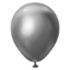 Obrázek Balonky chromové grafitové, Mirror Space Grey 30 cm/12", 50 ks