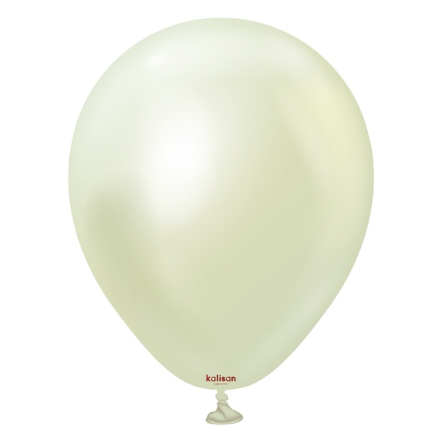 Obrázek z Balonky zeleno zlaté Kalisan Mirror Chrome Green Gold 30cm/12" - 50 ks   