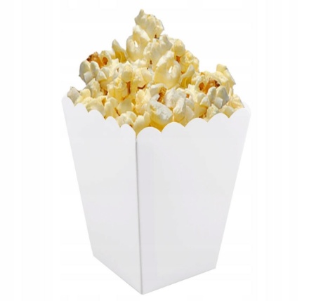 Picture of Krabičky na popcorn bílé - 6 ks