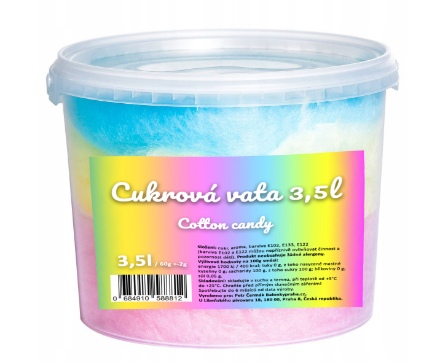 Obrázek Cukrová vata balená 3500ml