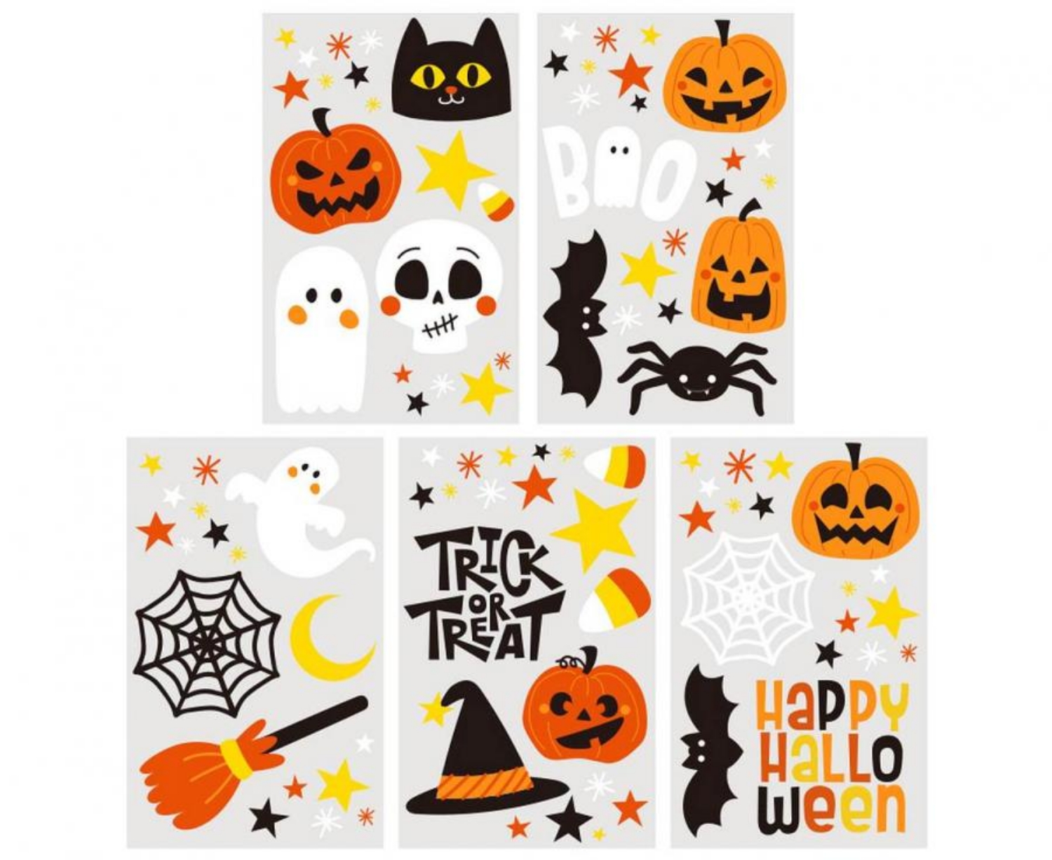 Levně Dětské tetování - Halloween - 5 listů