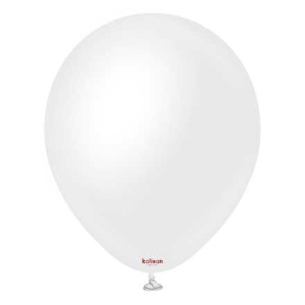 Obrázok z Balóniky perleťové biele, Opaque Satin Snow White 30 cm/12", 50 ks