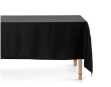 Obrázek Černý obdélníkový ubrus pro slavnostní příležitosti 180 x 300 cm