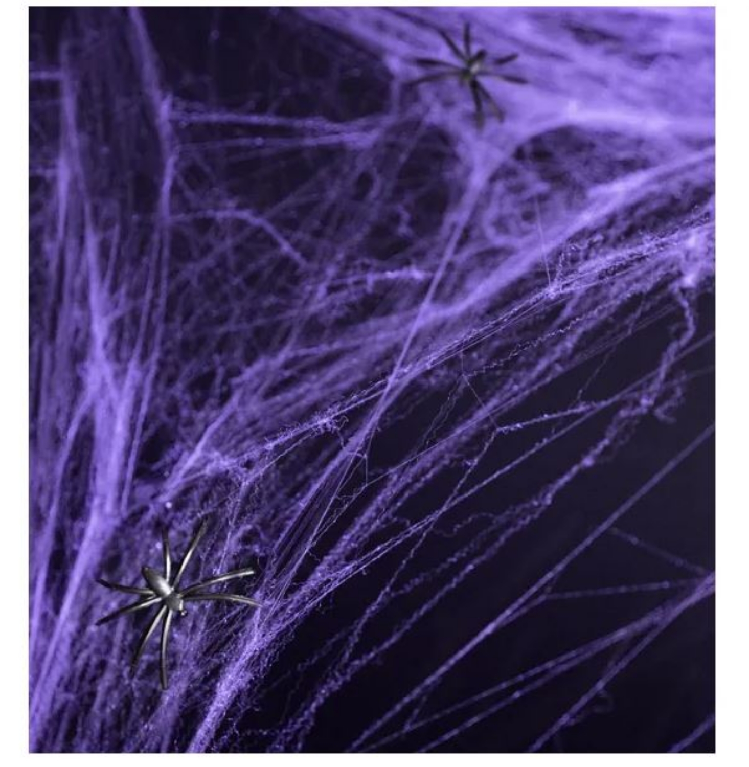 Pavučina s pavouky - fialová - 60 gramů