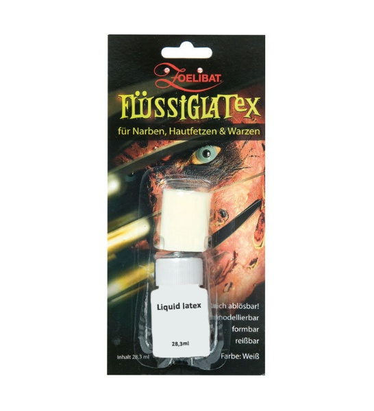 Tekutý latex s houbičkou 28 ml - Bílý