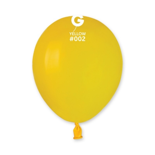 Levně Balonky Gemar Žluté 13 cm -100 ks