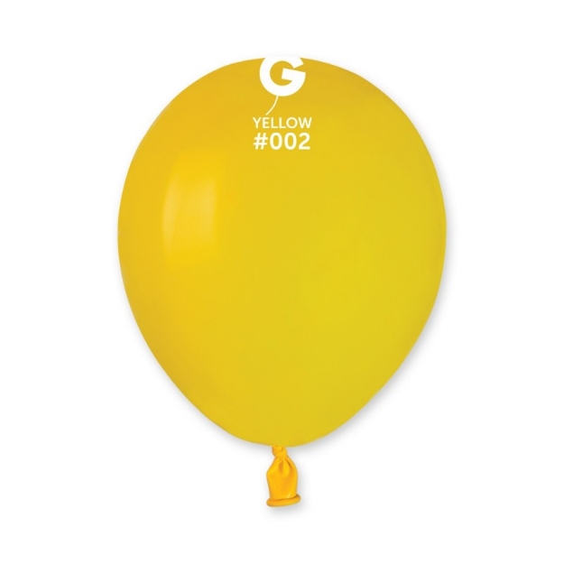 Obrázok z Balóniky Gemar Žlté 13 cm -100 ks