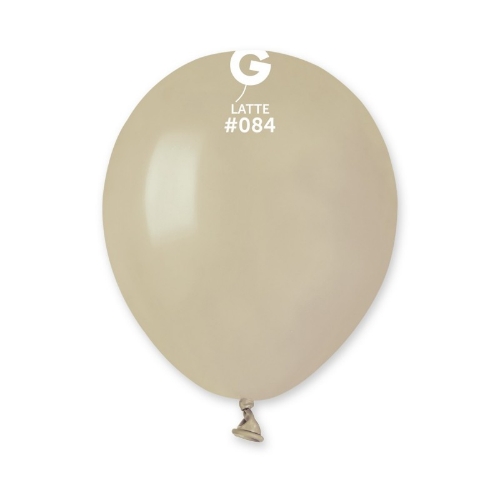 Levně Balonky Gemar Latte 13 cm - 100 ks