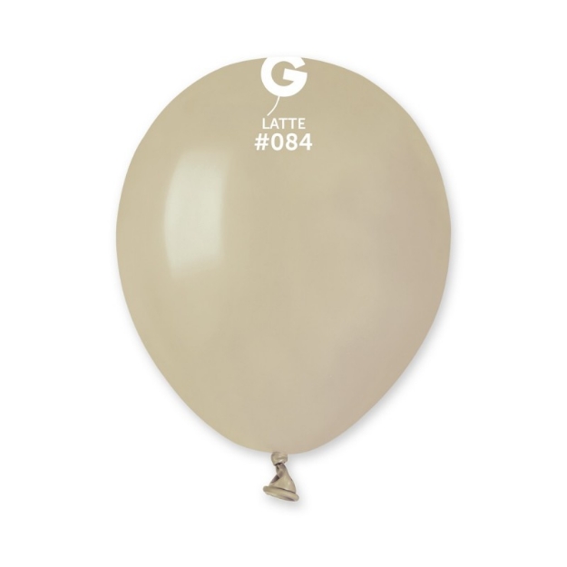 Obrázek Balonky Gemar Latte 13 cm - 100 ks