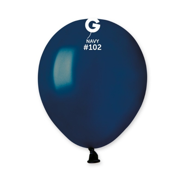 Obrázek Balonky Gemar Navy modré 13 cm - 100 ks 