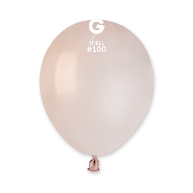 Obrázek Balonky Gemar Pastelově sv. růžové 13 cm - 100 ks  