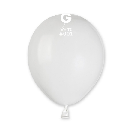 Obrázek Balonky Gemar Bílé 13 cm - 100 ks
