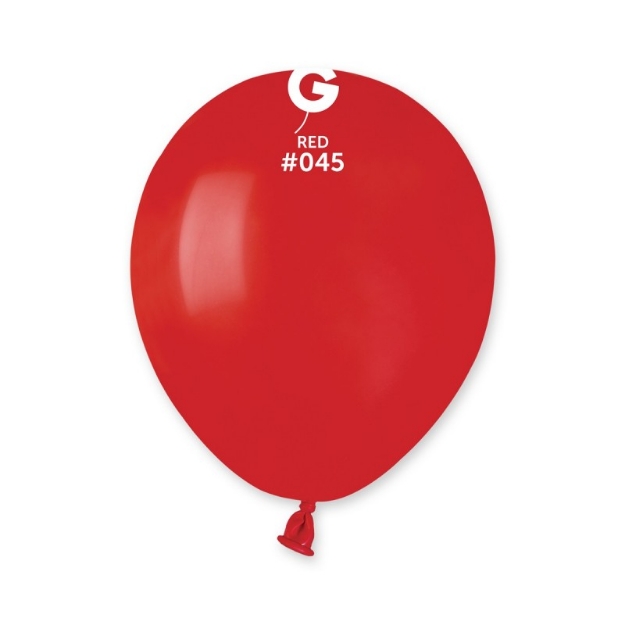 Obrázek Balonky Gemar Červené  13 cm - 100 ks