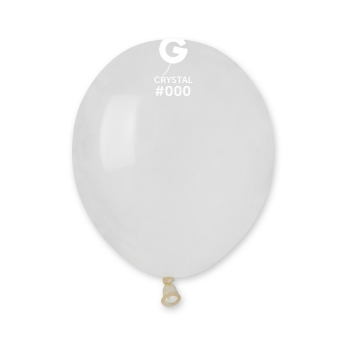 Levně Balonky Gemar Transparentní 13 cm - 100 ks