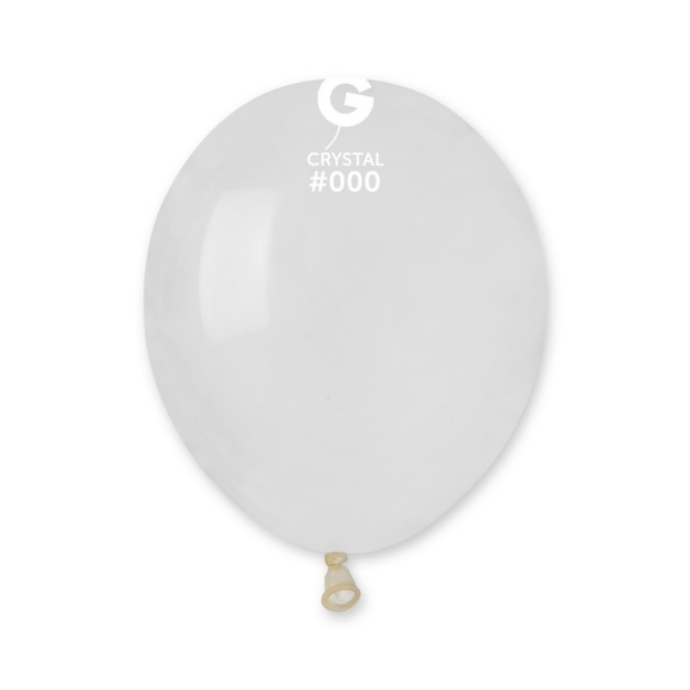 Obrázok z Balóniky Gemar Transparentné 13 cm - 100 ks