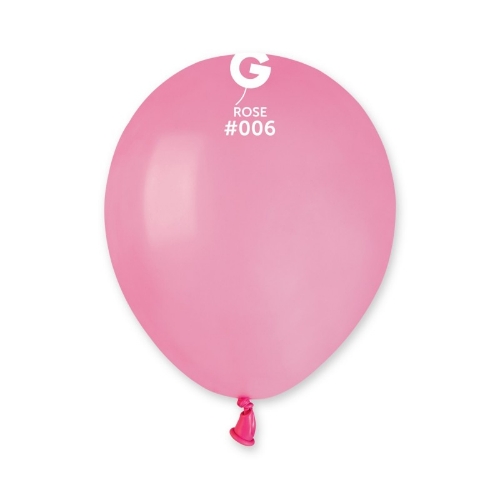 Levně Balonky Gemar Růžové 13 cm - 100 ks