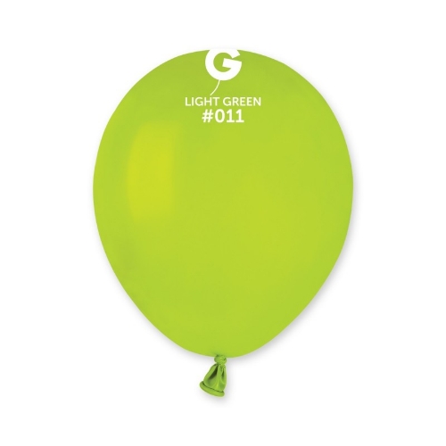 Levně Balonky Gemar Světle zelené 13 cm - 100 ks
