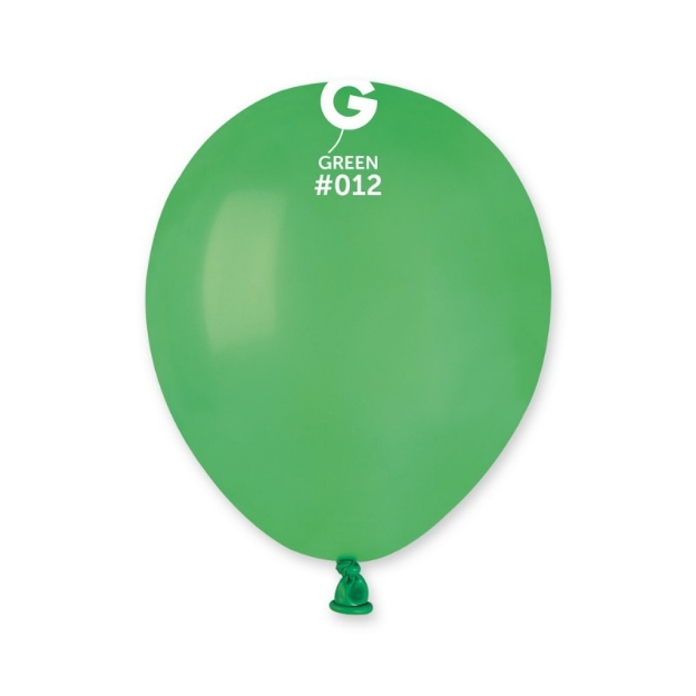 Obrázok z Balóniky Gemar Zelené 13 cm - 100 ks