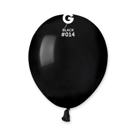 Obrázek Balonky 13 cm - Černé - 100 ks