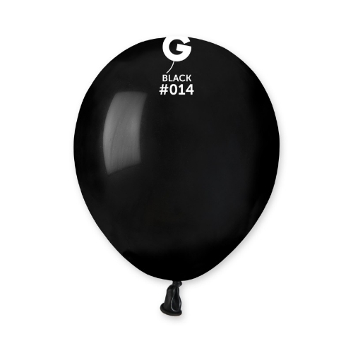 Levně Balonky 13 cm - Černé - 100 ks