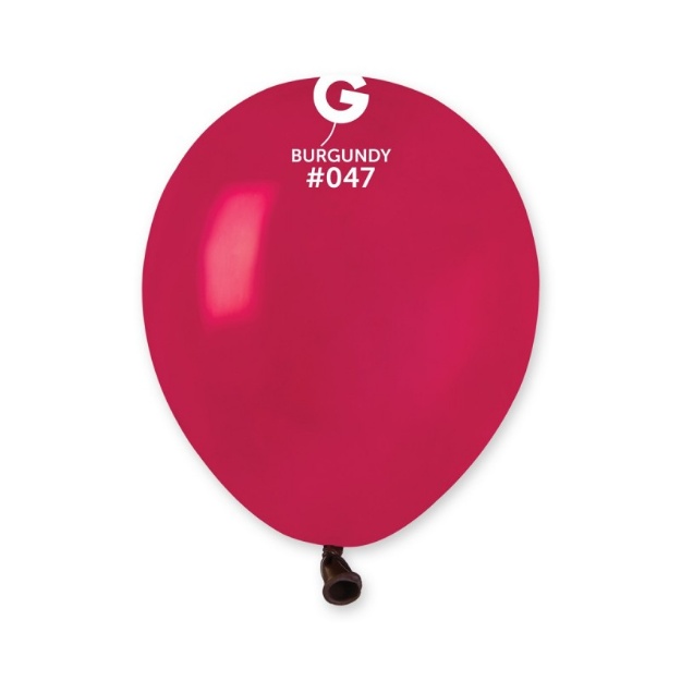 Obrázek Balonky Gemar Bordeaux 13 cm - 100 ks