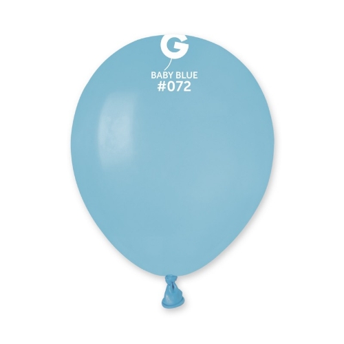 Levně Balonky Gemar Baby blue modré 13 cm - 100 ks