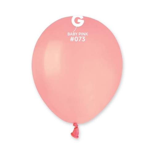 Levně Balonky Gemar Baby pink růžové 13 cm - 100 ks