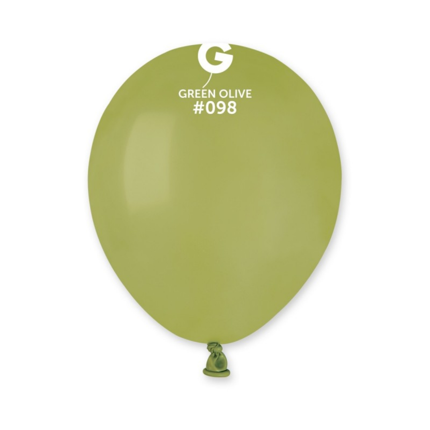 Balonky Gemar Olivové 13 cm - 100 ks