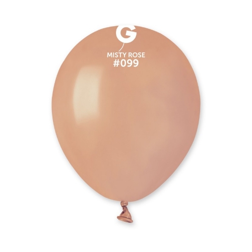 Levně Balonky Gemar Mlhavě růžové 13 cm - 100 ks