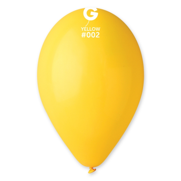 Obrázok z Balónik Gemar Žltý 30 cm