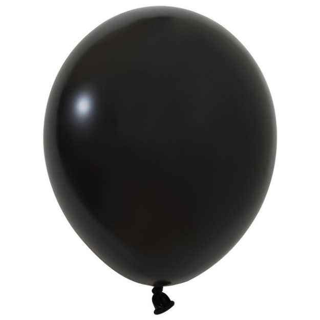 Obrázek z Balonky 25 cm/10" - černé 100 ks 